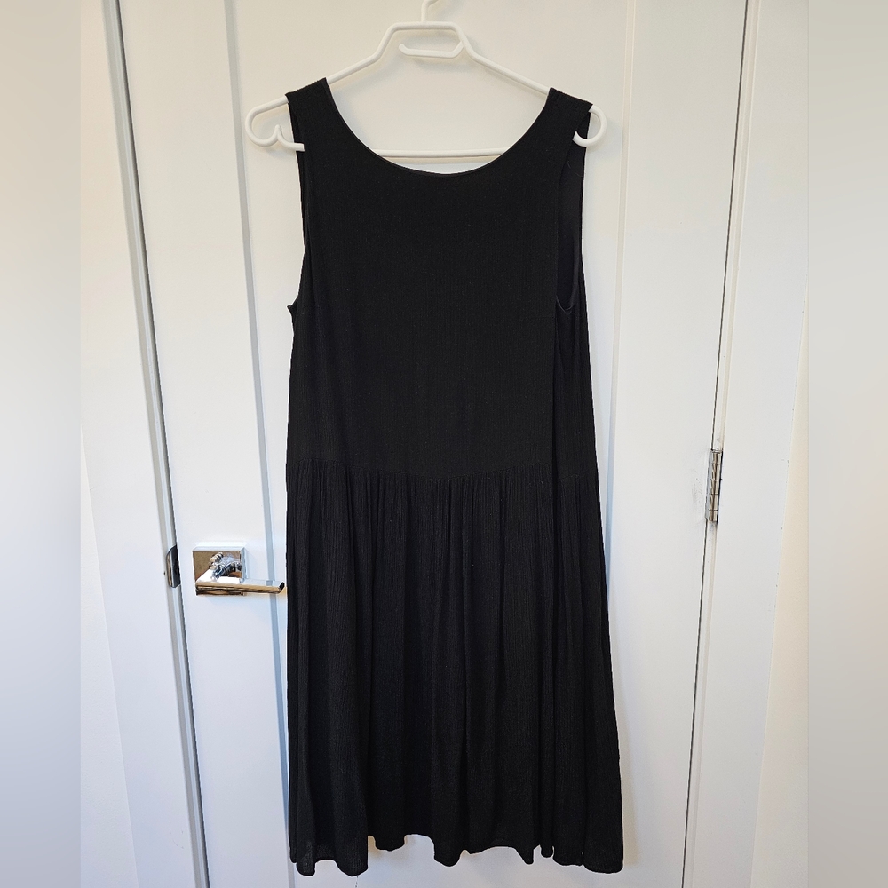 Black boxy light weight summer dress size S/M